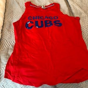 Victoria’s Secret PINK sequined Chicago Cubs Tank